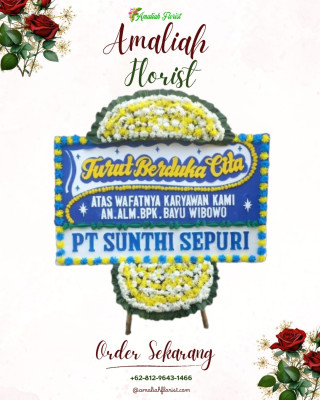Papan Bunga Duka di Pasir Mulya