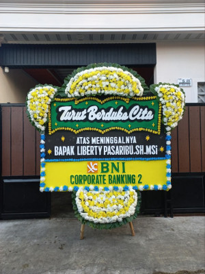 Papan Bunga Duka di Pasir Mulya