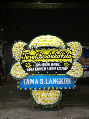 Papan Bunga Duka di Pasir Mulya
